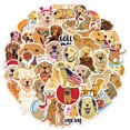 thumbnail image 2 of 50 Cute Animal Golden Retriever Doodle Stickers, 2 of 5