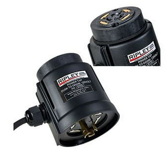 120V Photocell Power Tap, Retains Dimming Control, 10 ft 2 prong receptacle