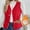 A01_Red, variant on Womens Thermal Velvet Jackets Polar Soft Fleece Sleeveless Shirts Solid Basic Buckle Down Blouses Casual Tops Comfy Fall Fashion Outfits Winter Clothes