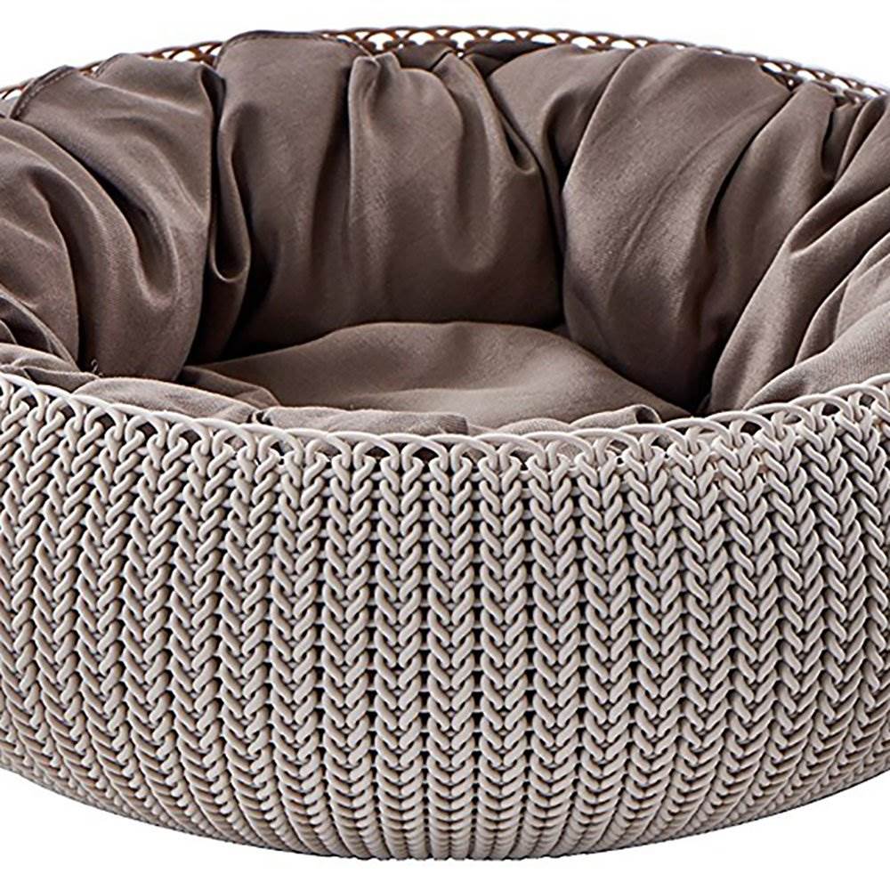 ペットベッド Curver Pet Life Style   クリーム Amazon | 【ALLFORWAN'sLIFE】 Curver Pet Life Style ペット