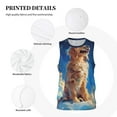 thumbnail image 3 of Sikiie Starry Sky Cloud Dog Basketball Jersey Reversible Men's Mesh Athletic Sports Shirts Training Practice S-4XLSmall, 3 of 6
