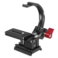 thumbnail image 2 of Lens Support Bracket Semi-Circular Ring Horizontal Vertical for DSLR Camera Video Holder Cold Shoe Camera Video Holder, 2 of 10
