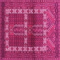 thumbnail image 1 of Ahgly Company Indoor Square Southwestern Pink Country Area Rugs, 3' Square, 1 of 4