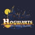 thumbnail image 2 of Women's Harry Potter Hogwarts Illuminating Moon Graphic T-Shirt, 2 of 4