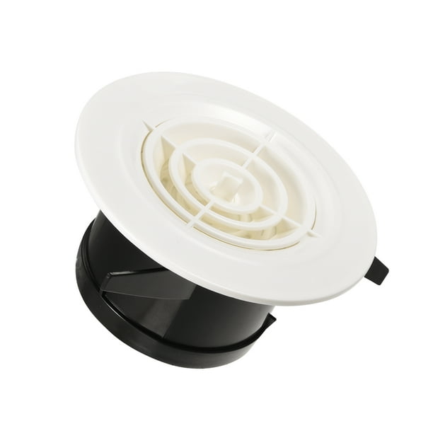 4 Inch Air Vent Ventilation Circular ABS Louver White Grille Cover