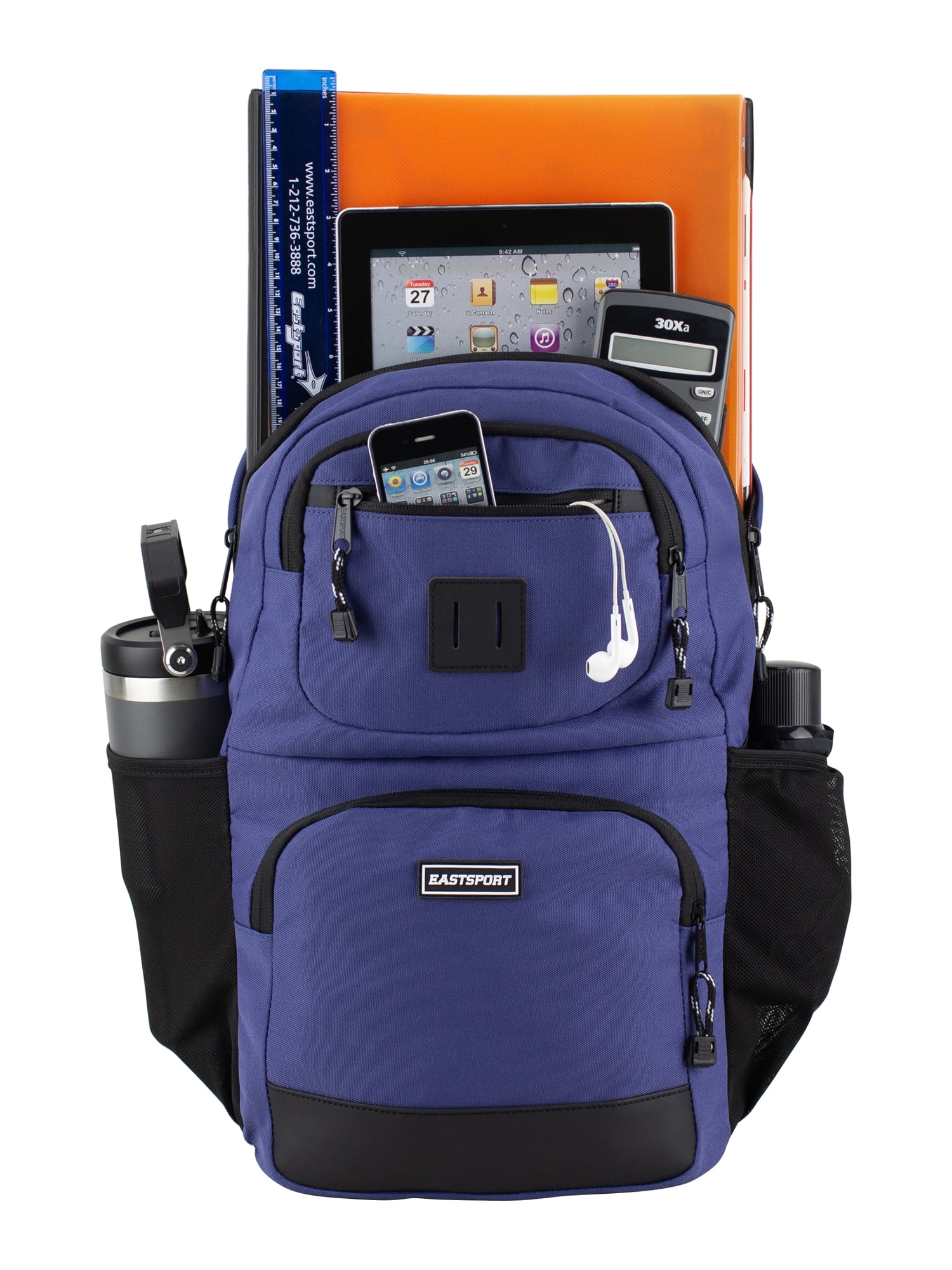 Eastsport Unisex Eclipse Core 19" Backpack, Skipper Blue