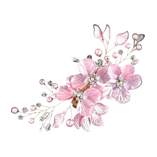 Horquillas para el pelo para boda, accesorios decorativos para fiestas, novedosos, ligeros, regalo para fiestas, pinzas para el pelo, para Alambre dorado rosa