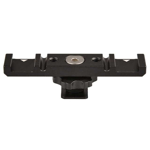 Matsuzay Soporte de zapata caliente de doble cabeza Adaptador de montaje de cámara multifunción Barra de extensión de micrófono Base de accesorios Accesorios para fotos