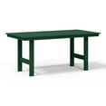 thumbnail image 3 of WestinTrends Ashore 6-Piece Outdoor HDPE Rectangular Patio Dining Table Set with Bench, Dark Green, 3 of 6