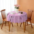 thumbnail image 3 of 60 Inch Round Lace Tablecloth Water Resistant Washable, Monarch Butterfly Aesthetic, 3 of 5
