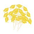thumbnail image 3 of 20 piezas 2017 gorro de graduación para decoración a pastel, decoración para de graduación, oro, 3 of 7