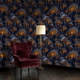 thumbnail image 2 of Peel and Stick Wallpaper Mystical Shadowy Woodland Scene Glowing Mushrooms Artwork Wall Mural 17.7in x 9.8ft Self Adhesive Removable Wall Paper Renter Friendly Wallpaper for Nursery Bedroom, 2 of 8