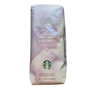 Starbucks Holiday Blend Whole Bean Coffee 16 oz Featuring Sumatra (Medium Roast)