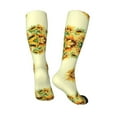 thumbnail image 5 of Lsque Sunflowers On A Yellow Background Printed Crew Socks Men's Women's LightWeight Thin Casual Calf Socks ,Knee High Socks,Cotton Socks, 5 of 9