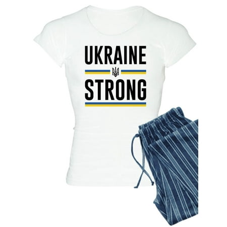 

CafePress - Ukraine Strong - Women s Light Pajamas