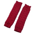 thumbnail image 4 of Women Ballet Leg Warmers, Trendy Cable Knit Long Legwarmers for Teen Girls, Extra Soft Leg Warmer for Yoga Dance, 4 of 5