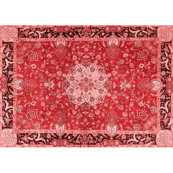 Ahgly Company Indoor Rectangle Persian Red Traditional Area Rugs, 5' x 8'