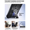 thumbnail image 3 of i-Blason Armorbox Series for 2026 Samsung Galaxy S26 (6.3") MagSafe Case with Adjustable Metal Kickstand, Built-in Screen Protector, Full-Body Heavy-Duty Shell Phone Cover for S26 6.3", Black, 3 of 9
