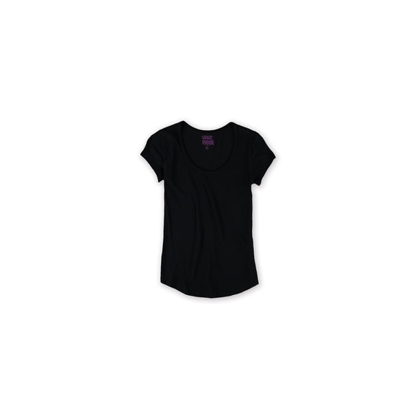 Camiseta básica Vans Influenced Scoop Mujer Negro XS
