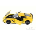 thumbnail image 2 of 2015 Chevy Corvette Z06, Yellow - Maisto 34133 - 1/24 Scale Diecast Model Toy Car (Brand New, but NOT IN BOX), 2 of 2
