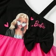 thumbnail image 6 of Barbie Girls Tutu Dresses Bowknot Design One Shoulder Mesh Splice Barbie Outfits Sizes 2-6, 6 of 7