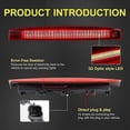 thumbnail image 4 of 8200175538 Car 3rd Third Brake Light For Renault Megane Mk2 Mk Ii 2003-2008 Rear Tail Light Led High Third Stop Lamp, 4 of 5
