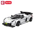 thumbnail image 3 of Bloques de construcción de coches deportivos de velocidad SEMBO, modelos de vehículos de carreras MOC, juego de construcción de coches, juguetes para niños, regalo de vacaciones, 3 of 5
