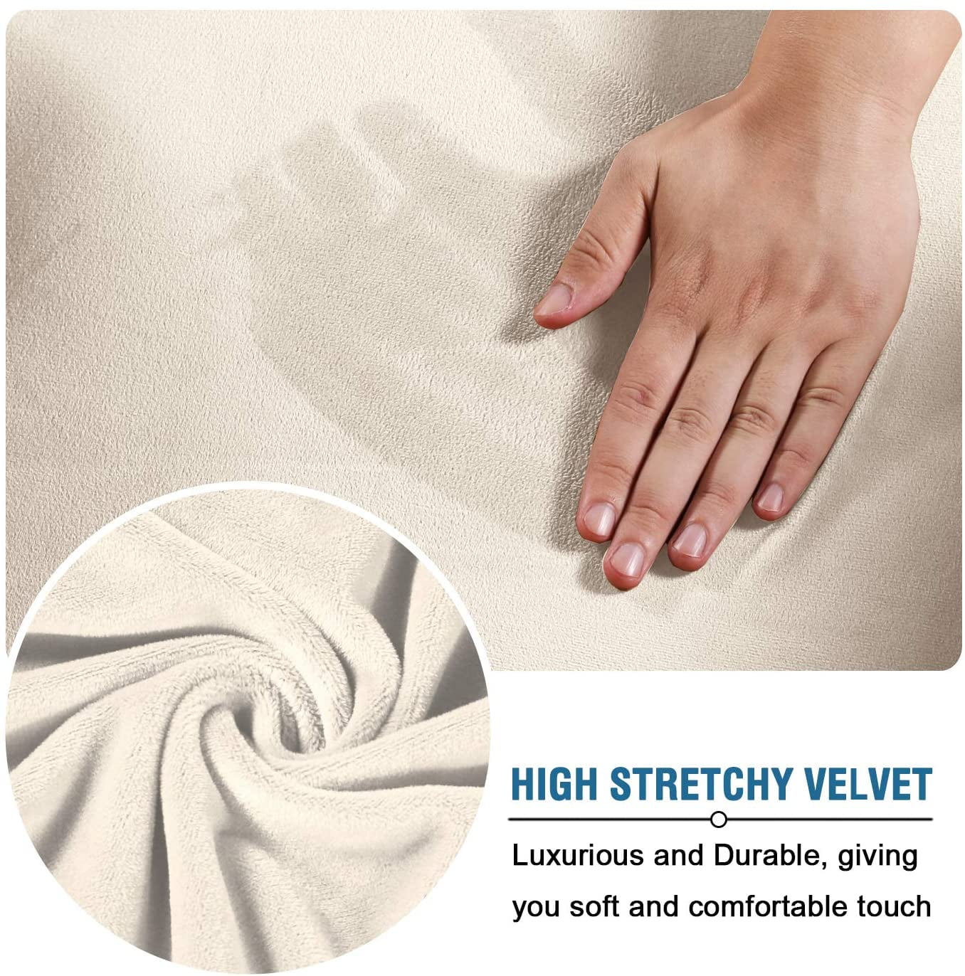 Sanmadrola Sofa Cover Slipcover Couch Cover Set for Chair Super Stretch Universal Slip Cover Furniture Protector 2 Pieces