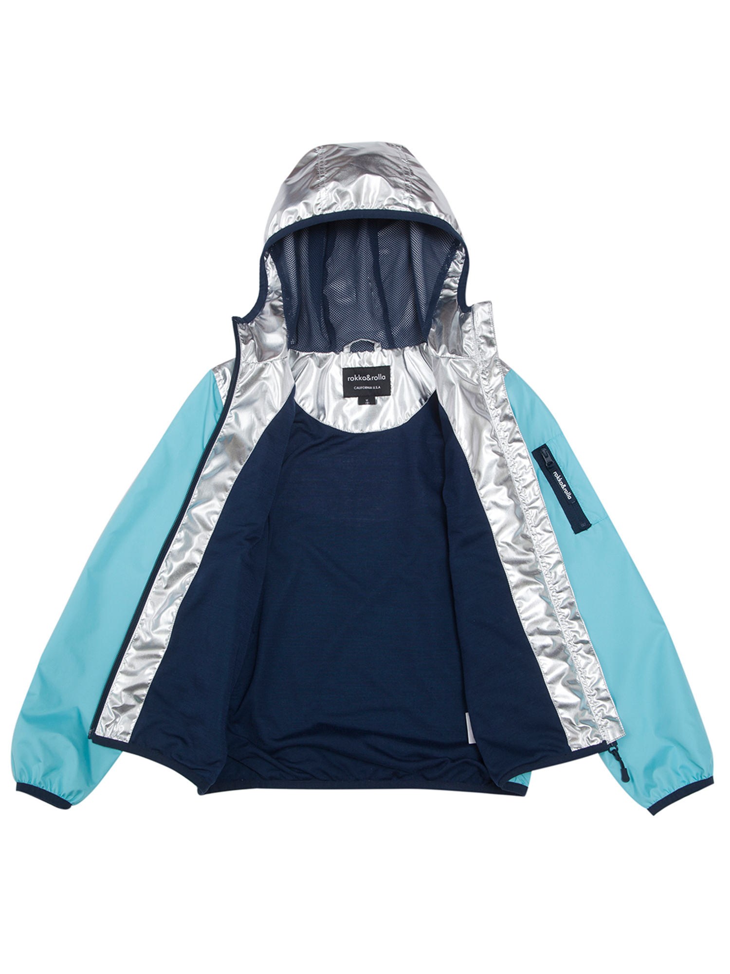 Rokka&Rolla Girls' Light Windbreaker Rain Jacket, Sizes 4-18 - Walmart.com