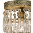 thumbnail image 2 of Meyda Tiffany 151126 Finnimore 6" Wide Semi-Flush Waterfall Ceiling Fixture - Brass, 2 of 7