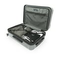 thumbnail image 5 of Brookstone Keane 21" Hardside Carry On Expandable Spinner Luggage for Travel, Charcoal, 5 of 10