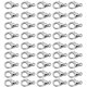 thumbnail image 1 of Rosenice 100pcs Curved Lobster Clasps Lobster Claw Clasps DIY Jewelry Fastener Hook Necklace DIY Fasteners (White), 1 of 3