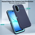 thumbnail image 5 of Asuwish Compatible with Samsung Galaxy A17 5G/4G Phone Case Hybrid Rugged Shockproof Hard Protective Drop Proof Full Body Heavy Duty Mobile Cell Cover for A 17 G5 17A Women Men Blue, 5 of 8