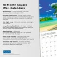 thumbnail image 5 of Tropical Islands | 2024 12x24" 18 Month Wall Calendar | Jul '23 - Dec '24 | Plato, 5 of 8