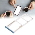 thumbnail image 4 of Dual Card Slot Tray, Plastic Sim Card Tray Perfectly Fit With Card Pin For Replacement Blue, 4 of 8