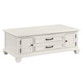 thumbnail image 3 of Steve Silver Co. Charlestown Lift-Top Wood Coffee Table with Hidden Storage, Soft White, 3 of 7
