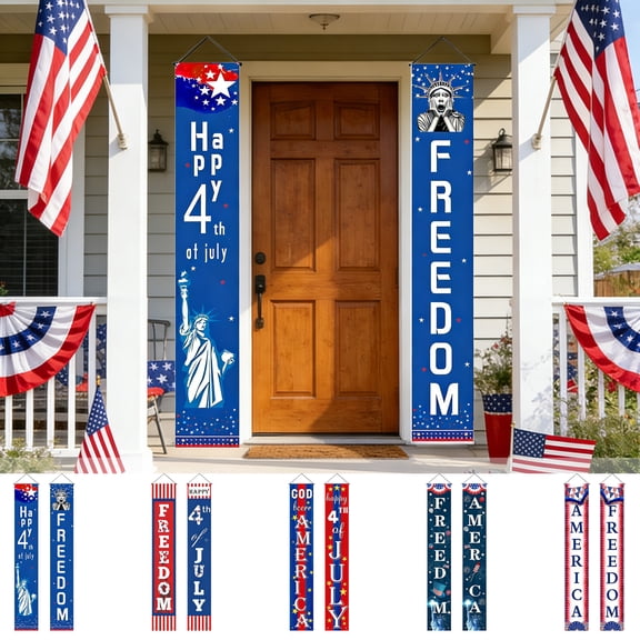 Memorial Day Saving!4th of July Decor, Independence Day Party Flag Themed Party Supplies And Holiday Door Decoration Flag Suitable For Decorating Room Doorways During The Independence Day Festivities