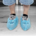 thumbnail image 1 of Disposable Non-woven Fabric Anti-Slip Shoe Covers, Elastic Shoe Covers, For All Footwear Man & Woman Light Blue, 1 of 8