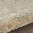 thumbnail image 5 of Laddha Home Designs 7.75' x 9.75' Beige and Gray Floral Hand Tufted Rectangular Wool Area Throw Rug, 5 of 8