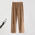 thumbnail image 2 of JJHGVB Fuzzy Pajama Pants Fluffy Pants Pajama Pants Women Plus Size Women Pants Casual Comfy Pants for Women Loose Fit Ladies Sweatpants Trousers Pants for Women Petite Khaki One Size, 2 of 3