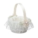 thumbnail image 4 of Cesta de Boda Cesta de Niña de Flores Hermosa Cesta de Flores Pequeña Portátil Pajarita de para Ocasiones Especiales Cumpleaños Mar, 4 of 8