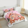 thumbnail image 3 of Castle Fairy Gingerbread Man House 2pcs Bedding Comforter Set for Kids,Merry Christmas Twin Comforter Sets,Festival Xmas Breathable Bedding Set,Super Cozy Room Decor, 3 of 8