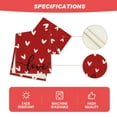 thumbnail image 4 of Heiheiup Nouvelle Nappe Délicate Amour Saint-Valentin en Lin Imprimé Drapeau de Table de Fête, 4 of 9