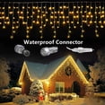 thumbnail image 2 of Guirnalda de calle en la casa Decoraciones navideñas Adornos LED Festoon Icicle Cortina Luz Caída 0.5 / 0.6 / 0.7M Enchufe de la UE Año Nuevo 2024 Para Navidad / Bodas / Hogar / Habitación / Decoració, 2 of 4
