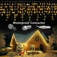 thumbnail image 2 of Guirnalda de calle en la casa Decoraciones navideñas Adornos LED Festoon Icicle Cortina Luz Caída 0.5 / 0.6 / 0.7M Enchufe de la UE Año Nuevo 2024 Para Navidad / Bodas / Hogar / Habitación / Decoració, 2 of 4