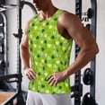 thumbnail image 5 of Gukieu St. Patrick's day Print Men's Quick Dry Fitness Vest, Round Neck Sleeveless Fitness Bodybuilding Top-XX-Large, 5 of 7