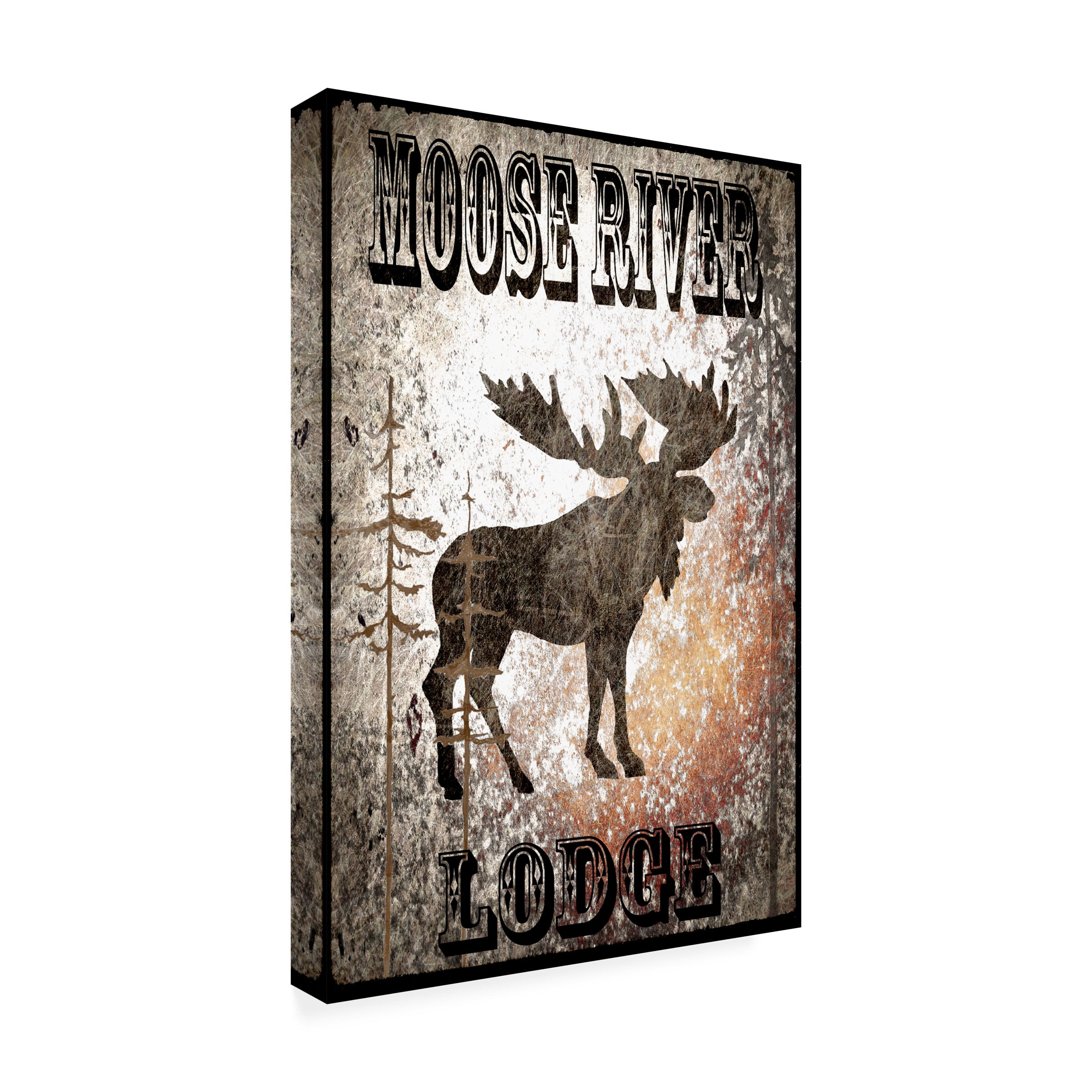 LightBoxJournal 'Lodge Moose River Lodge' Canvas Art