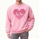 thumbnail image 4 of TaTaai Men's Oversized Crew Neck Heart Print Long-Sleeve Sweatshirt, Valentine's Day Thanksgiving Gift, Casual Fall Winter Spring Top Gift, 4 of 8