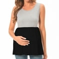 thumbnail image 2 of Beaisland 3 Pack Women Maternity Tank Tops Sleeveless Pregnancy Tank Shirts Postpartum Tops Basic Shirts Summer, 2 of 6