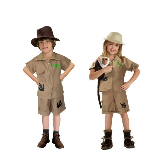 Disfraz de Explorador Jurásico Disfraces TuDi Hunter Halloween Niños y Niñas T6